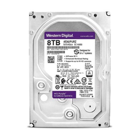 Ổ Cứng Hdd Wd Purple 8tb 3.5″ Sata 3 Wd82purz