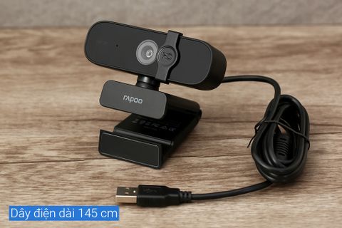 Webcam 1440P Rapoo C280 Đen