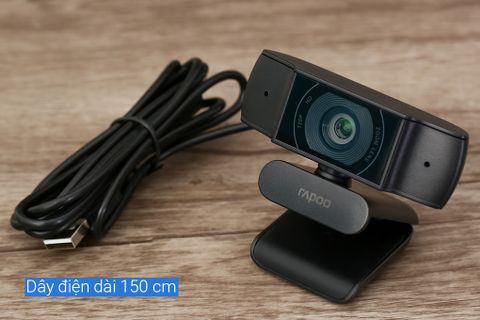 Webcam 720P Rapoo C200 Đen