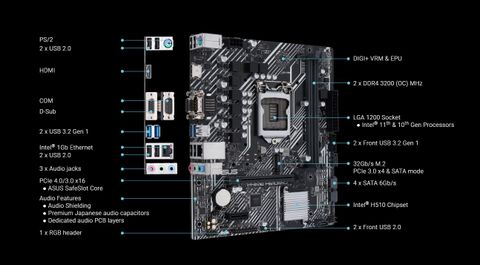 ASUS PRIME H510M-D
