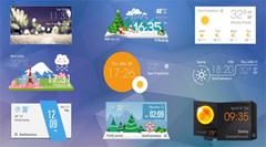  Thay đổi tiện ích widget trên Mobell S50 