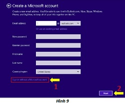 Hướng dẫn đăng nhập Windows 8.1 lần đầu tiên sử dụng