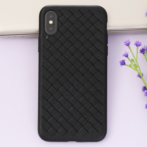 Ốp lưng iPhone X Nhựa dẻo Woven Tpu Case OSMIA Đen