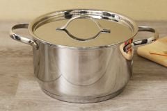 Nồi inox 304 3 đáy nắp inox 20 cm Fivestar N20-304OV 