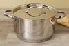 Nồi inox 304 3 đáy nắp inox 20 cm Fivestar N20-304OV