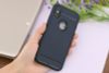Ốp lưng iPhone X Nhựa dẻo Fancy COSANO Xanh đen