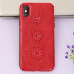 Ốp lưng iPhone X Nhựa dẻo PU Burch JM Đỏ 