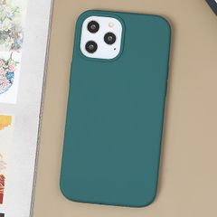  Ốp lưng iPhone 12 Pro Max Nhựa cứng viền dẻo Liquid Silicone Case COSANO Lục Lam 