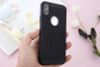 Ốp lưng iPhone X Nhựa dẻo Simo Soft JM Đen