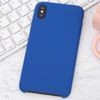 Ốp lưng iPhone XS Max nhựa dẻo LIQUID SILICONE B JM Xanh chân trời