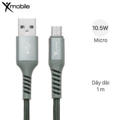  Cáp Micro 1m Xmobile LTM-02 Xanh rêu 