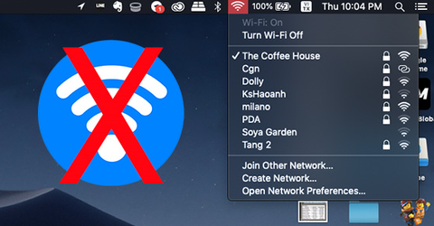 Cách xoá mạng Wifi trên MacBook chính xác nhất