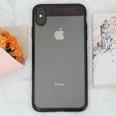Ốp lưng iPhone XS Max Nhựa dẻo Fresh COSANO đen