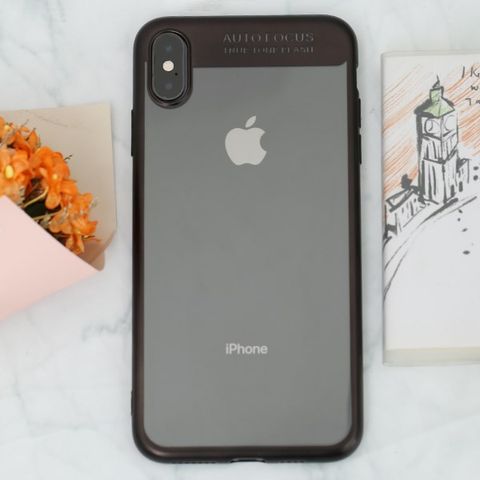 Ốp lưng iPhone XS Max Nhựa dẻo Fresh COSANO đen