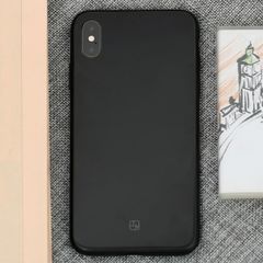 Ốp lưng iPhone XS Max Nhựa dẻo Glass Duo JM đen 
