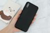 Ốp lưng iPhone XS Max nhựa dẻo Matte Solid OSMIA Đen
