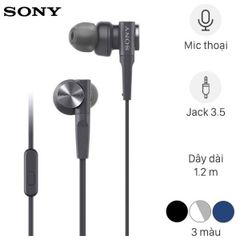  Tai nghe nhét tai EP Sony Extra Bass MDR-XB55AP 