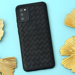  Ốp lưng Galaxy A02S nhựa dẻo Woven OSMIA Đen 