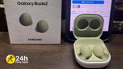  Mở hộp Galaxy Buds 2 màu ô liu trước ngày ra mắt: Thời gian sử dụng lên tới 25 tiếng, chống ồn rất tốt và có 4 màu 
