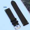 Dây da đồng hồ 20 mm đen LS017-02
