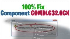  3 Cách sửa lỗi comdlg32.ocx không chạy được phần mềm Windows 10, 7 