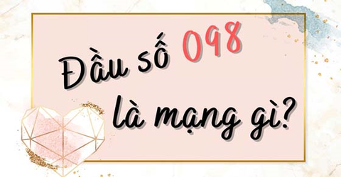 Đầu số 098 là mạng gì? Ý nghĩa của đầu số 098? Có phải số đẹp?