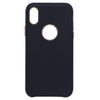 Ốp lưng iPhone X Nhựa cứng Lolly PU Leather Xanh Navy