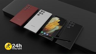 Render Galaxy S22 Ultra mới không còn cụm camera chữ P và 11, thay vào đó là thiết kế riêng lẻ giống LG Velvet