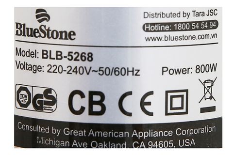 Máy xay sinh tố Bluestone BLB5268
