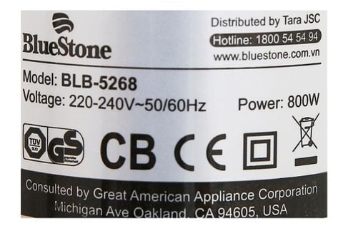 Máy xay sinh tố Bluestone BLB5268
