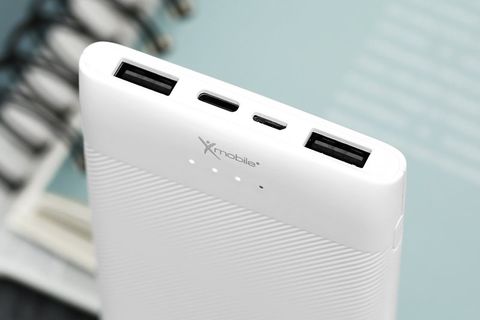 Pin sạc dự phòng Polymer 10000mAh Type C Xmobile PW37Y5B Trắng