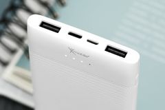  Pin sạc dự phòng Polymer 10000mAh Type C Xmobile PW37Y5B Trắng 