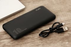  Pin sạc dự phòng Polymer 10000mAh Type C AVA+ PB100S Trắng 