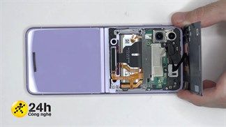 Trầm trồ trước video 'mổ bụng' Galaxy Z Flip3: Màn hình gập siêu mỏng, cấu tạo tinh xảo xứng danh flagship nhà Sam!