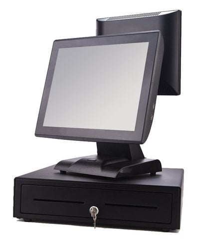 Máy POS cảm ứng EASY 644G J1900 Dual (2 màn hình)