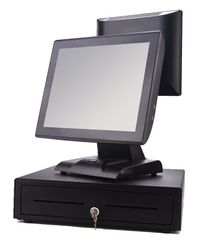  Máy POS cảm ứng EASY 644G J1900 Dual (2 màn hình) 