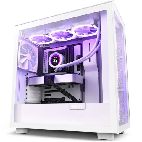 Case Nzxt H7 Elita White (3 Fan Argb)