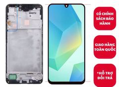  Màn hình Samsung A16 4g / A165F + khung (Zin hãng) 