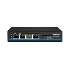  Switch Poe 4 Port 100m Hasivo Fiberpoe-4f-1s – Chống Nắng Mưa 