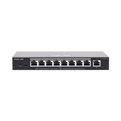 Smart Switch 8 Port Poe 1 Port Uplink Gigabit Ruijie Rg-es209gc-p