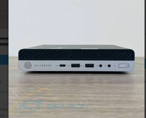 Máy Bộ Mini PC HP EliteDesk 800 G4, Core i7-8700T Kết Nối Wifi
