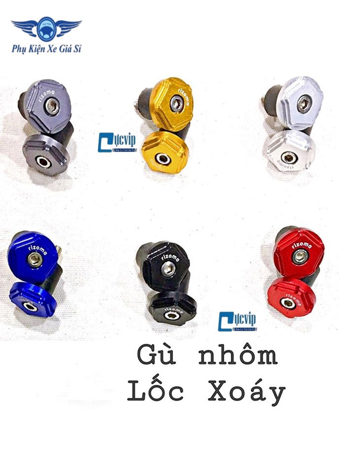 Gù Tay Lái Nhôm CNC Lốc Xoáy Gắn Mọi Loại Xe MS2072