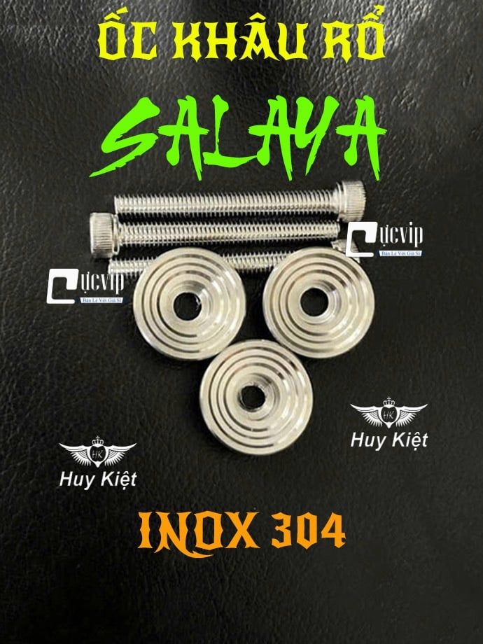 [Kèm Ốc Inox 304] Khâu Ốc Lắp Rổ SALAYA INOX 304 Future I II X Neo Led, Dream, Wave Nhỏ A S RS RSX ZX Blade