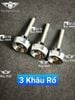 [Tặng Ốc Inox 304] Khâu Gắn Rổ (Nhôm Xi Niken) Sáng Bóng Gắn Dream, Future I II Neo X, Future Led, Wave Nhỏ A S RS RSX ZX Blade MS6676