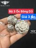 Combo 3 Ốc Mâm Lửa, Nút Đề Và Ốc Nhớt Salaya Inox 304 [Bông D3], [Thái] Cho Wave, Dream, Future, Sonic, Sirius, Exciter, Jupiter, Winner V1, Winner X V2 V3 MS6690