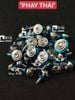 [Tặng Full Lông Đền Xanh] Full Ốc Dàn Áo Salaya Phay Thái, Sao Nhọn [Inox 304] Wave Dr Si Fu Ex Winner Vario AB Raider Satria Mio Vision Jupiter Sonic MS9933