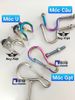 Combo 10 Móc Treo Đồ [Inox] Tittan 7 Màu, Kiểu Móc U, Móc Gạt, Móc Câu Gắn Các Dòng Xe Máy MS9999