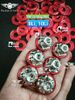 Lông Đền Nhôm CNC KITACO (ĐỎ) 6Li Lốc Máy, 6Li Dàn Áo, 8Li, 10Li, 4Li Trơn (Giá 1 Con) MS9950