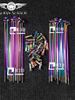 Combo 2 bộ Căm Dẹp Titan 7 Màu 2 Màu 1.84 - 1.57 Wave, Dream, Future, Exciter, Winner, Vario 2018 - 2021 (Trước Đĩa - Sau Đùm) MS3029