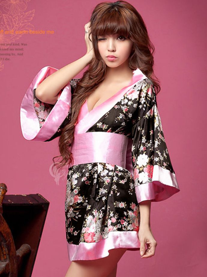 Áo Choàng Ngủ Kimono MS614 (GS70)